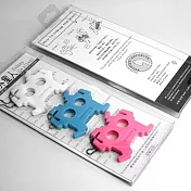 綁架外星人耳機捲線器(耳塞式)三入裝 白色+藍色+粉紅