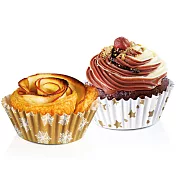 《TESCOMA》瑪芬蛋糕紙模60入(雪花6cm)