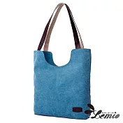 【Lemio】 我的小旅行輕巧側揹包(青草藍)