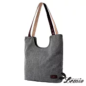 【Lemio】 我的小旅行輕巧側揹包(時尚灰)