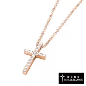 Royal Damon羅亞戴蒙『愛信仰』項鍊(小)(玫瑰金)