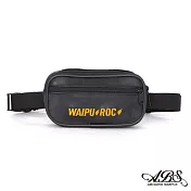 ABS愛貝斯 台灣製造 小型防水兩用式多層腰包 鑰匙包印章包 (黑) 707