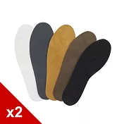 糊塗鞋匠 優質鞋材 C126 1mm麂皮鞋墊(無背膠)(1雙) 男A05黑色