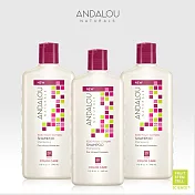 【ANDALOU安德魯】千朵玫瑰護色洗髮精 340mlx3