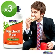 NOW健而婷－牛蒡膠囊(100顆/瓶)三瓶組