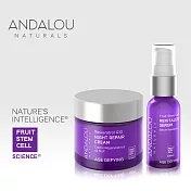 【ANDALOU安德魯】白藜蘆醇逆齡熬夜霜 50ml+枸杞胜肽極致賦活精華 32ml