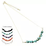 項鍊-Stone 碎石風格項鍊 【日本飾品-OSEWAYA】 -粉色