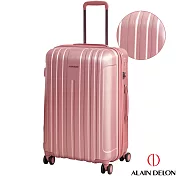 ALAIN DELON 亞蘭德倫 25吋極致旗艦系列旅行箱(玫瑰金)25吋