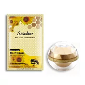 【Sesedior】蜂毒胜?煥顏緊緻面膜組(蜂毒胜?煥顏緊緻面膜20片+蜂毒胜?緊緻迴齡霜)