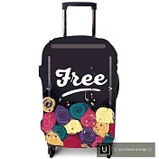 【US.STYLE】油彩世界26吋旅行箱防塵防摔保護套(26吋-29吋適用)