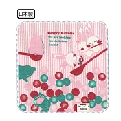 日本Shinzi Katoh 加藤真治卡通造型手帕-有趣的動物(兔子)
