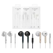 HUAWEI華為 原廠AM116新版 全金屬半入耳式耳機 3.5mm (盒裝)  金色
