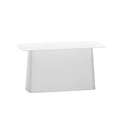 Vitra Metal Side Table Outdoor 圓角小邊桌 (柔白、L)