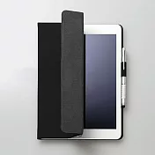 【FENICE】超薄型黏貼式I PAD 9.7吋保護皮套(黑)