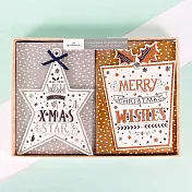 亮星星與閃亮禮物 耶誕盒卡10入【Hallmark-卡片 聖誕節系列】