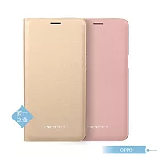 【買一送一】OPPO 原廠A39 專用 側掀皮套 書本式/ 翻蓋保護套 【台灣公司貨】 玫瑰金+金色