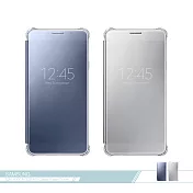 Samsung三星 原廠Galaxy A7 (2016)專用 全透視鏡面感應皮套 Clear View【臺灣公司貨】藍色