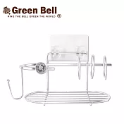 GREEN BELL綠貝 304不鏽鋼抗鏽無痕洗碗精/菜瓜布架