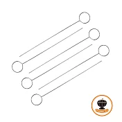 Pumpkin Go 不銹鋼 烤肉叉/6支入