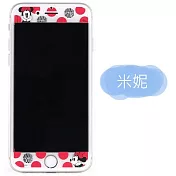 【Disney 】9H強化玻璃彩繪保護貼-大人物 iPhone 8 Plus (5.5吋) -米妮