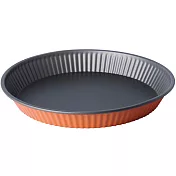 《EXCELSA》Sweet不沾菊花派盤(橘28cm)