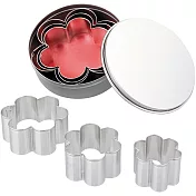 《IBILI》錫盒大小餅乾模6件(花)