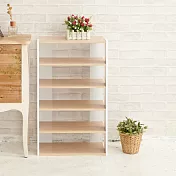 【H&R安室家】日系優雅五層木質鞋櫃-SHF19橡木色