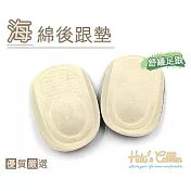 糊塗鞋匠 優質鞋材 E30 海棉後跟墊(3雙) A02黑色小