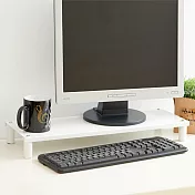 【H&R安室家】省空間桌上鍵盤架/螢幕架-OA127白