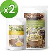 【樸優樂活】穀中之王黃金苦蕎麥粉500g*2+黃金蕎麥茶(10包入)*2