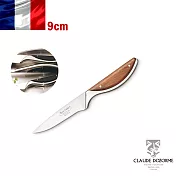 法國【Claude Dozorme】Haute cuisine系列-鑲異國風木握柄水果刀(9公分)