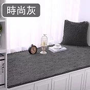 G+居家 超細纖維長毛吸水止滑地墊 (70x140cm)時尚灰