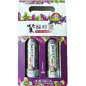 金椿紫蘇籽油禮盒1入組(250ml*2瓶/入)