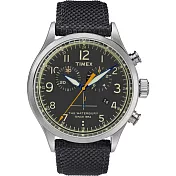 【TIMEX】天美時Waterbury系列 雙眼計時手錶 (黑 TXTW2R38200)