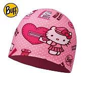 【西班牙BUFF】心情快遞 HELLO KITTY 兒童POLAR雙層保暖帽/BF113208-512-10