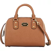 Michael Kors 經典防刮波士頓兩用包-焦糖 (現貨+預購)焦糖