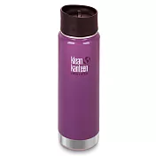 美國Klean Kanteen寬口保溫鋼瓶591ml-紫葡萄
