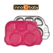 Innobaby 不銹鋼兒童餐具 巴士餐盤 Din Din SMART™ (粉色)
