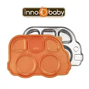 Innobaby 不銹鋼兒童餐具 巴士餐盤 Din Din SMART™ (橘色)
