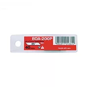 日本NT Cutter筆刀替刃45°筆刀刀片BDA-200P(40入;合金工具鋼)適D-300P,D-500GP,C-700GP,,eC-1500P,iC-1500P