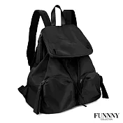 FUNNNY BLACK系列 後背包 Ava 黑