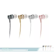 JOYROOM機樂堂 低頻動感 入耳式金屬耳機 (EL122) 3.5mm各廠牌適用/ 線控接聽鍵/ 免持聽筒金色