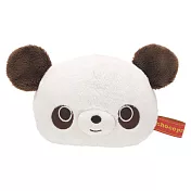 San-X 巧克貓熊變身系列造型毛絨手機座。白