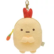 San-X 角落公仔角落生活系列毛絨伸縮票夾。炸蝦尾