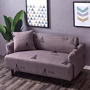 【巴芙洛】 簡約生活高彈力三人沙發套-慕尼黑三角3人座