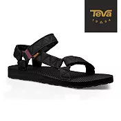 TEVA 美國 女 Original Puff 經典緹花織帶涼鞋-US5黑