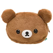 San-X 拉拉熊蜂蜜森林小熊系列毛絨頭型收納包 。蜂蜜小熊