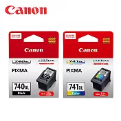 CANON PG-740XL+CL-741XL 原廠墨水匣組(1黑1彩)