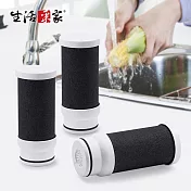 【生活採家】廚房水龍頭過濾器專用活性碳除氯濾心3入組#99420
