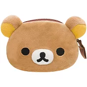 San-X 拉拉熊滿滿懶熊生活系列毛絨零錢包。懶熊